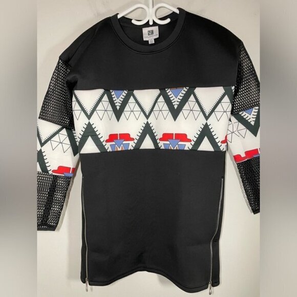 Vicky and Lucas Geometrics Mini Dress size L - Picture 4 of 10